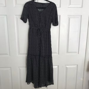 Who What Wear Polka Dot Dress